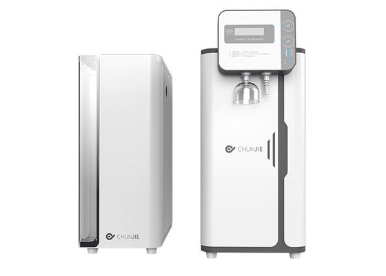 İyi fiyat UV Lambalı, 18,2MΩ Dirençli ve 10L/H ve 20L/H Akış Hızına Sahip Lab Ultra Saf Su Sistemi çevrimiçi